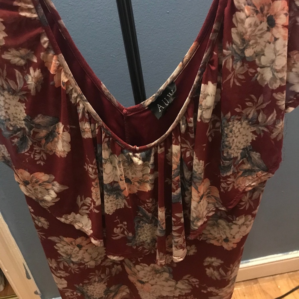 Sheer Floral Top